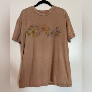 Floral Oversized Graphic T-Shirt